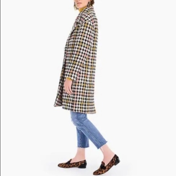 NWT J. Crew Collection Lurex Tweed coat 6 Small - Picture 3 of 8